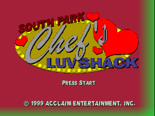 South Park - Chef's Luv Shack (USA) Title Screen